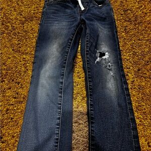 Old Navy Kids Dark Blue Distressed Jeans